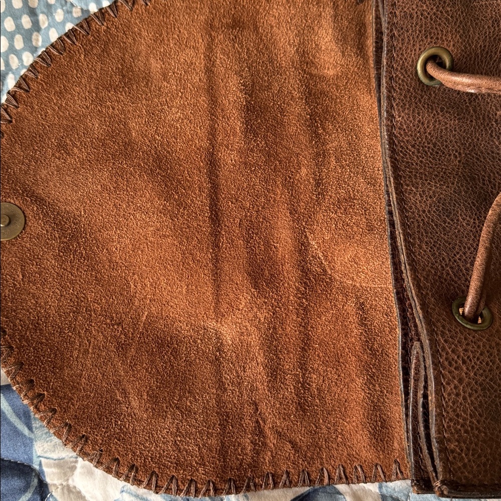 Patricia Nash Dark Brown Leather Backpack - Picture 10 of 11
